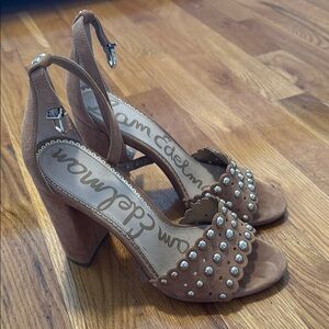 Sam Edelman Tan Studded Women's Heels